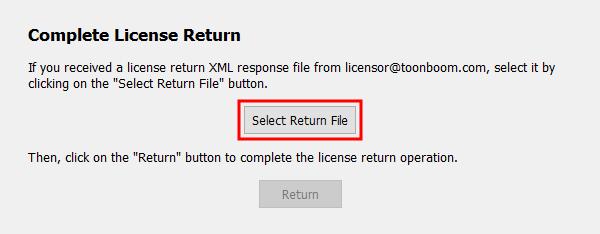 Select Return File