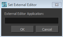 Set External Editor