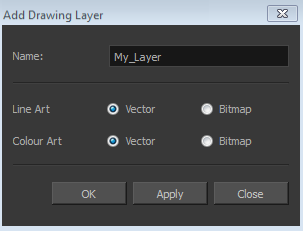 Add New Drawing Layer