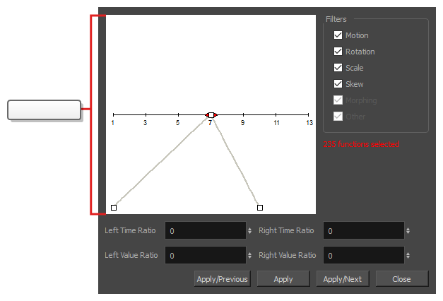 设置多个参数的缓动