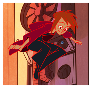 删除的颜色显示为红色