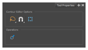 Harmony 21 Essentials Documentation: Contour Editor Tool Properties