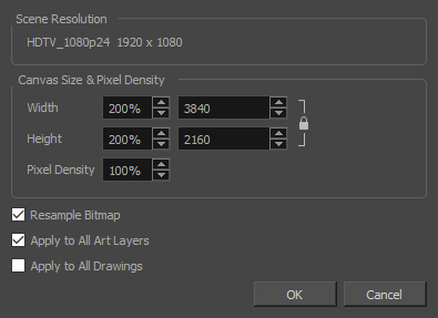 Change Bitmap Drawing Resolution 