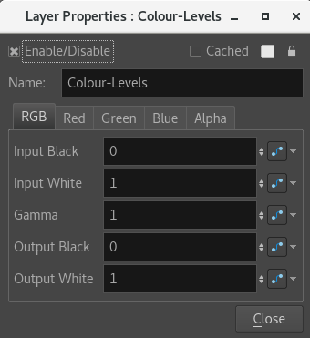 Harmony 22 Advanced Documentation: Adjusting Colour Levels