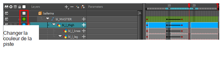 Change Track Colour