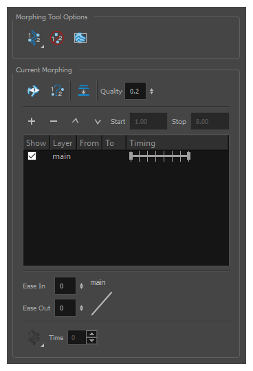 Tool Properties view