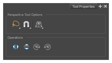 Harmony 24 Essentials Documentation: Perspective Tool Properties