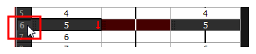 Xsheet View - Select Frame Range