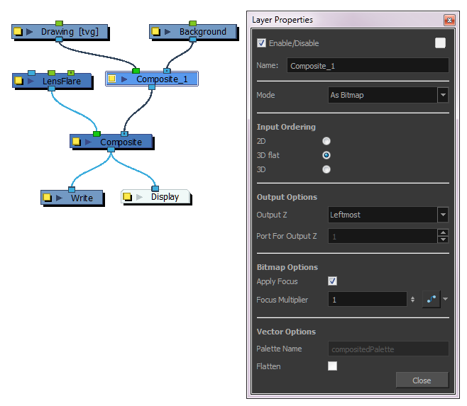 Harmony 24 Premium Documentation: Lens Flare Node