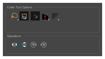 Storyboard Pro 22 Online Help: Cutter Tool Properties