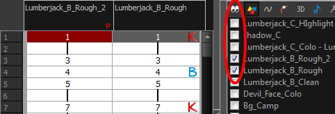 Disable the unneeded columns and enable the ones you are working on 