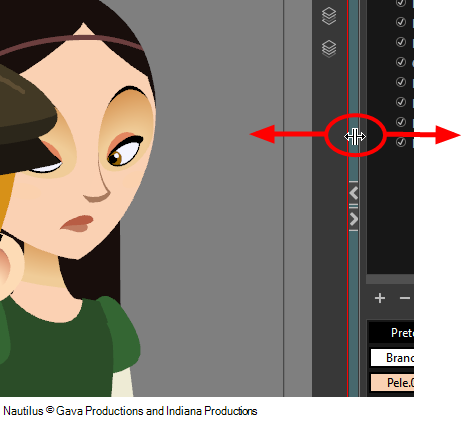 How to resize a view in Toon Boom Harmony