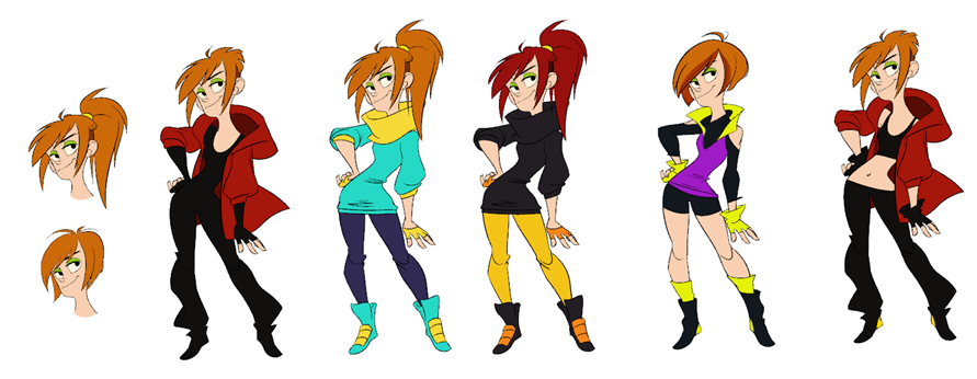 Nautilus Gava Productions and Indiana Productions Character Design