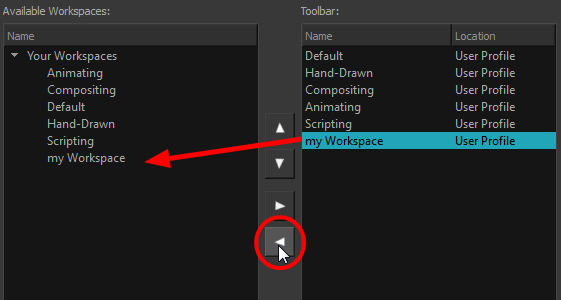 How to remove a workspace - step 001