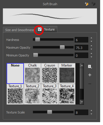 Enable Select Texture