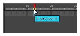 Screen marker with tooltip