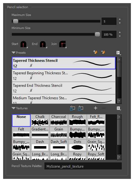 Harmony 20 Advanced Documentation: Select Tool Properties