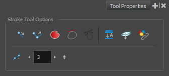 Stroke Tool Properties View