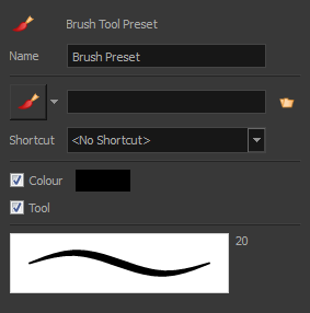 Brush Preset Window