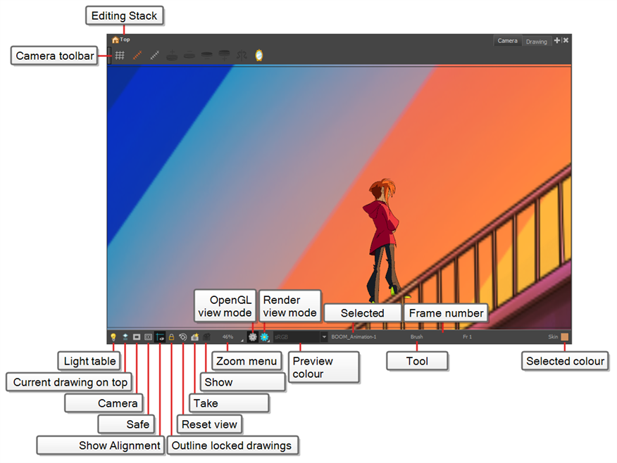 Harmony 20 Essentials Documentation: Camera View