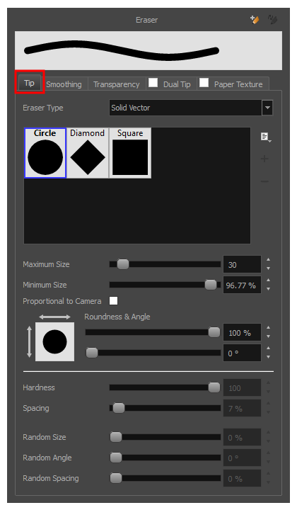 affinity designer eraser tool