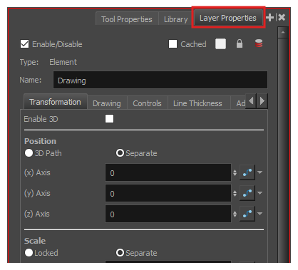 Toon Boom Harmony Tabbed View