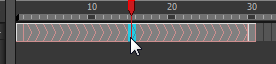 Selecting a morphed drawing in the morphing sequence