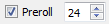 Preroll checkbox and field
