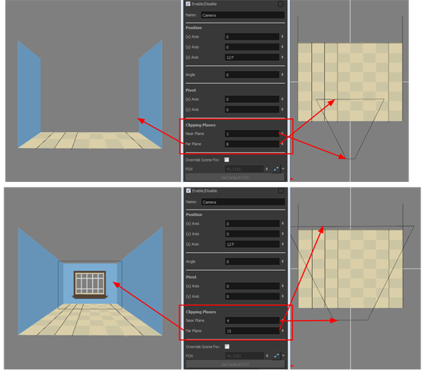 Near and Far Clipping Planes