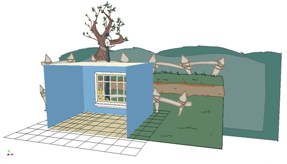 Harmony 21 Premium Documentation: About Staging a 3D Space