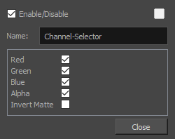 Harmony 21 Premium Documentation: Channel Selector Node