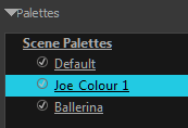 Harmony 22 Paint Documentation: Removing a Palette