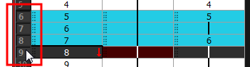 Xsheet View - Select Frame Range