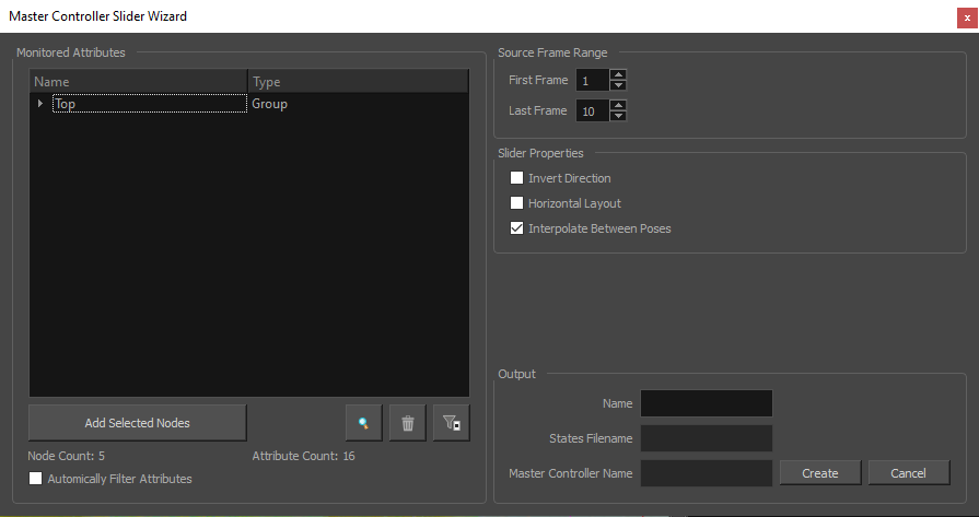 Harmony 22 Premium Documentation: Using the Slider Wizard