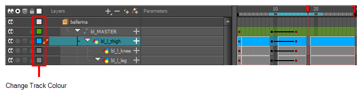 Change Track Colour