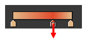 Removing colours from colour gradient