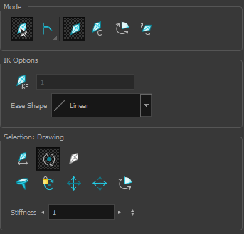 Inverse Kinematics Tool Properties View