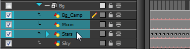 Selecting layers to merge