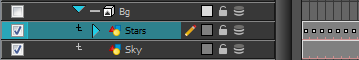 Merged layers