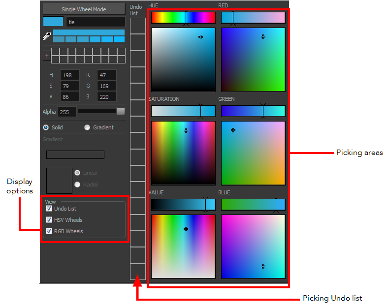 Harmony 25 Advanced Documentation: Adding a Colour Swatch