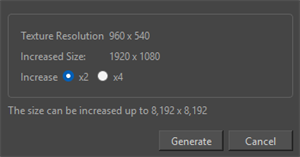 Harmony 25 Essentials Documentation: Increase Image Texture Resolution