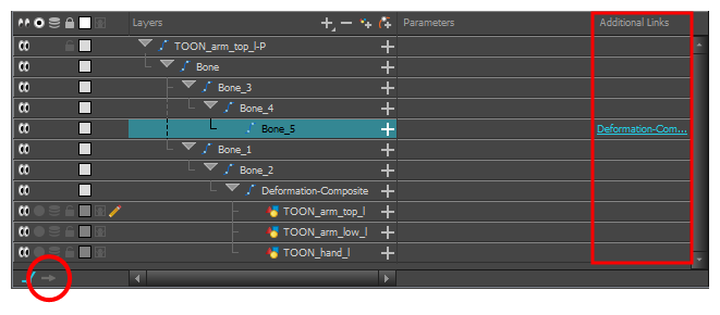 Harmony 25 Essentials Documentation: Creating a Split Deformation Chain