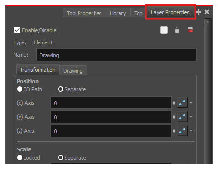 Toon Boom Harmony Tabbed View