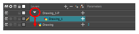 Harmony 25 Essentials Documentation: Expanding and Collapsing Layers ...