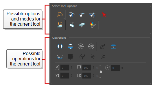Harmony 25 Paint Documentation: Tool Properties View
