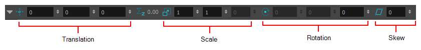 Harmony 25 Premium Documentation: Coordinate Toolbar