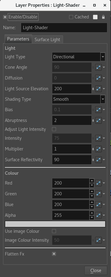 Harmony 25 Premium Documentation: Light Shader Node