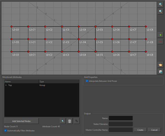 Harmony 25 Premium Documentation: Master Controller Grid Wizard Dialog Box