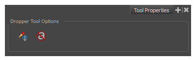 Storyboard Pro 22 Online Help: Dropper Tool Properties