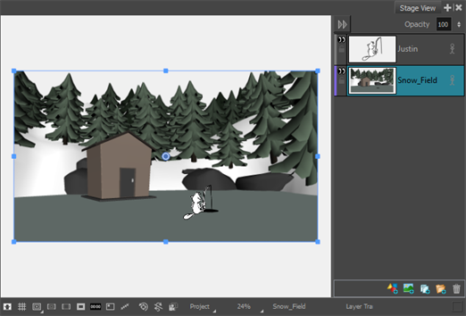 Storyboard Pro 7 Online Help: About Adding 3D Models to 2D Scenes